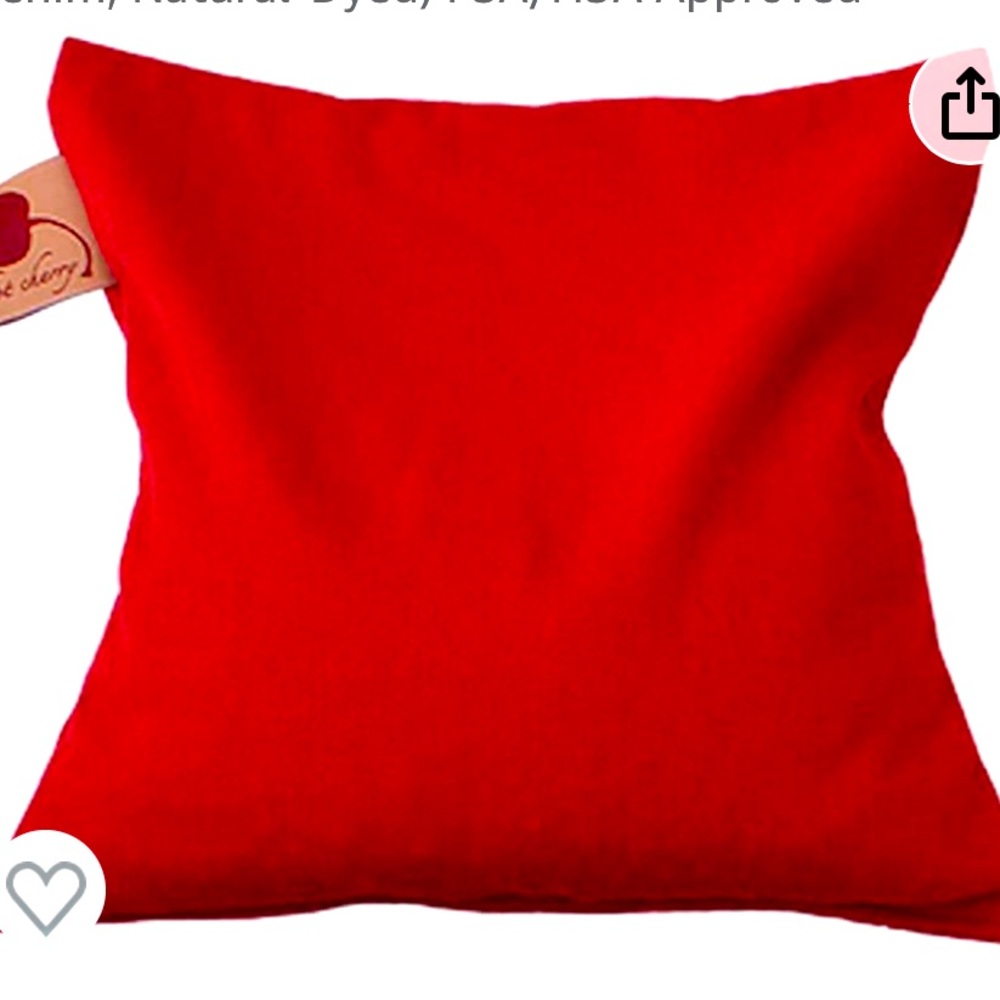 Brand New In Box, Hot Cherry Therapeutic Pillow. 10 X 10